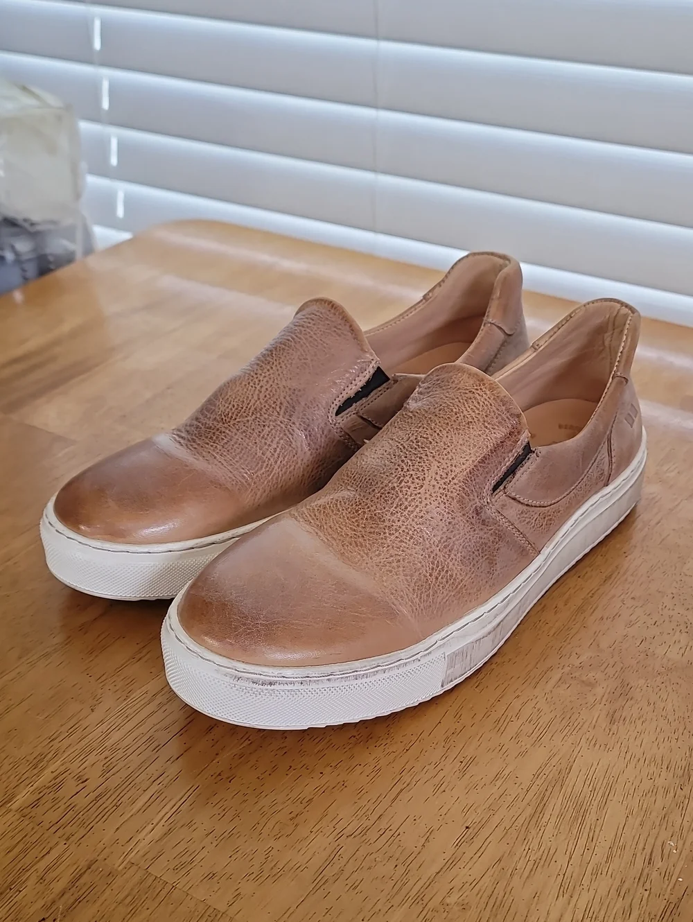 BED|STÜ Hermione leather slip-on.